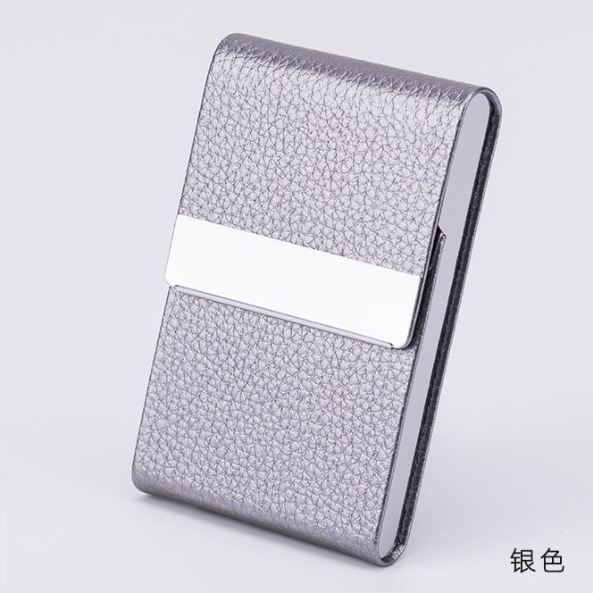 Picture of Amazon Amazon hot PU business card bag business card case Card Case full leather business card case magnetic card holder