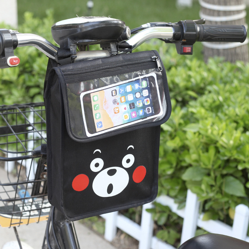 Electric bicycle bicycle hanging bag bag front handle large capacity three-dimensional storage bag motorcycle hanging bag storage bag
