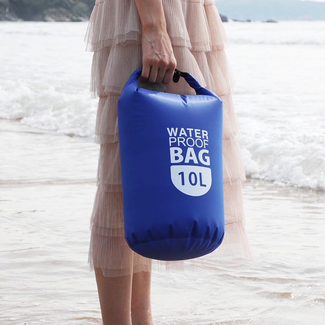 Picture of Waterproof Bag Plaid Fabric Dry Bag Storage Swimming Rafting Bag Portable Bag Men and Women Travel Outdoor Adventure