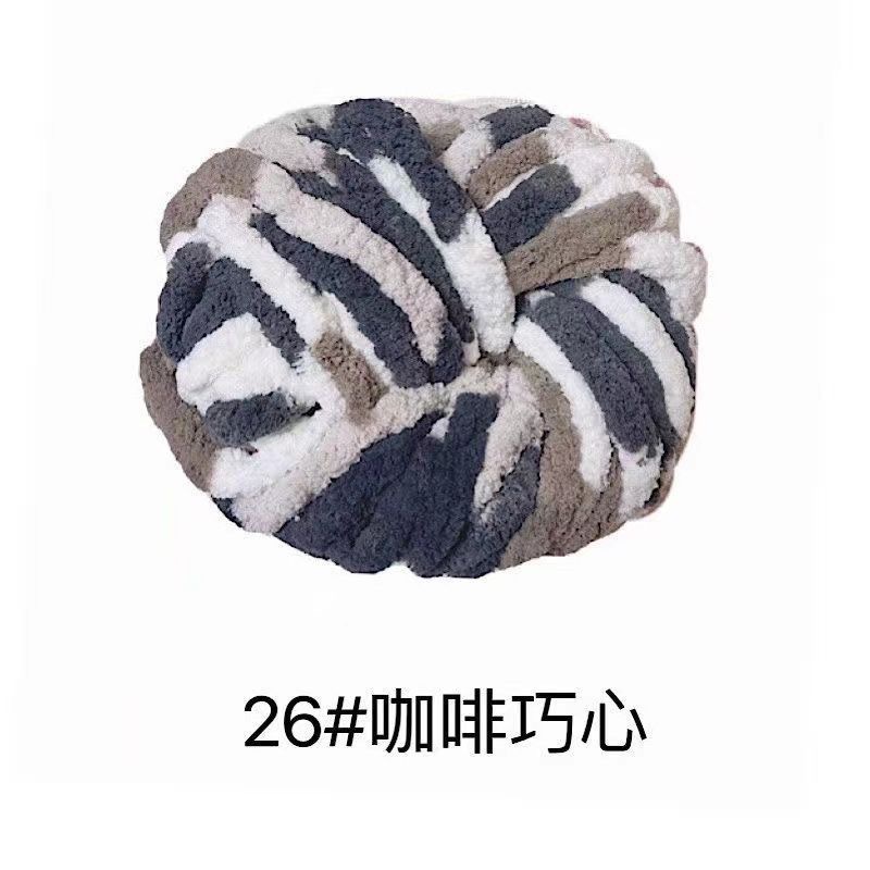 Picture of Extra Thick Ice Stick Cat Tail Thread Wholesale Sausage Wool Handmade DIY Cushion Blanket Cat Nest Big Tree Sweater Decoration