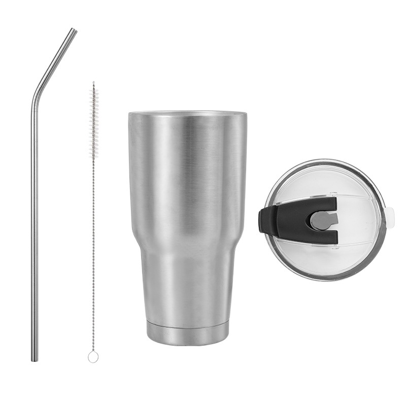 Stainless steel ice cream cup simple 30Oz Car Cup vacuum cup stainless steel beer cup vacuum Car Cup Coke cup