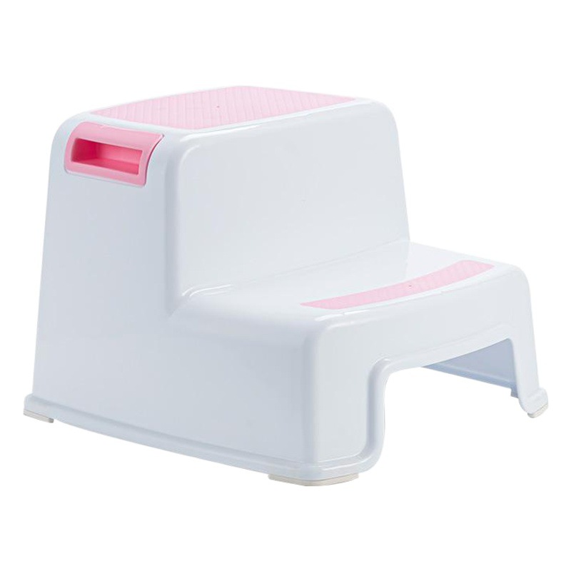 Picture of Double-layer Thickened Children's Foot Stool Baby's Wash Anti-slip Plastic Foot Stool Elevated Step Stool