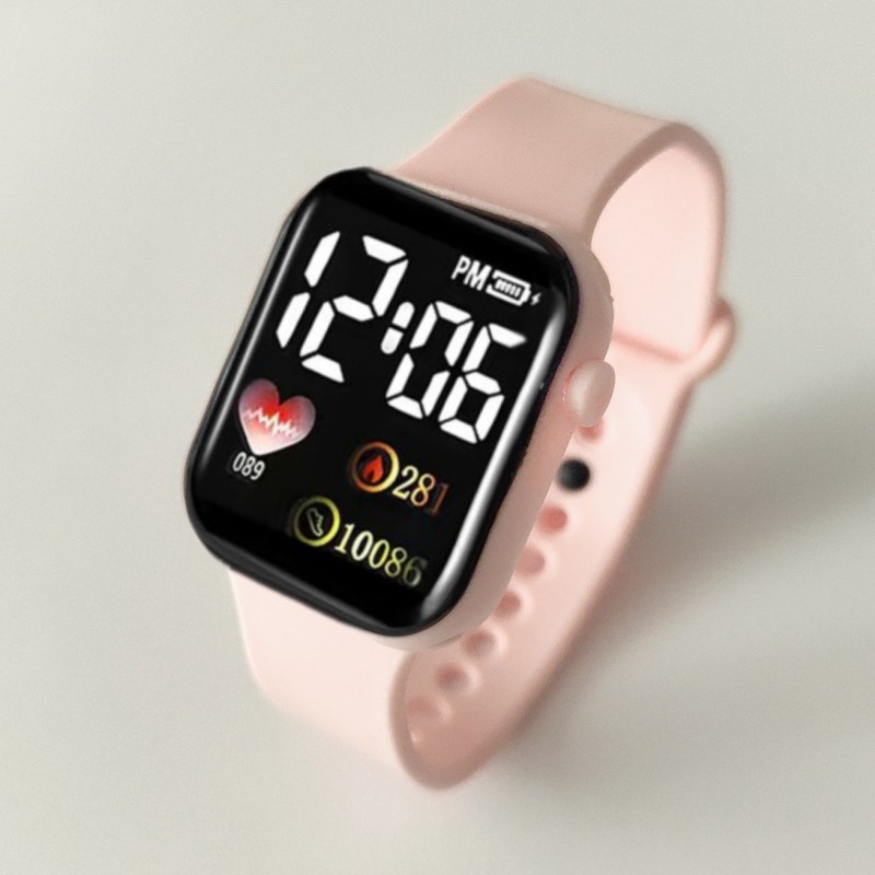 Picture of Cross-Border Led Square Student Digital Watch Couple Waterproof Digital Touch Screen Sports Bracelet Douyin Face Single Delivery