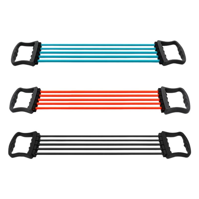 Chest expander puller rubber multifunctional chest expander puller tube yoga exercise five Tube 5 tube puller latex tube