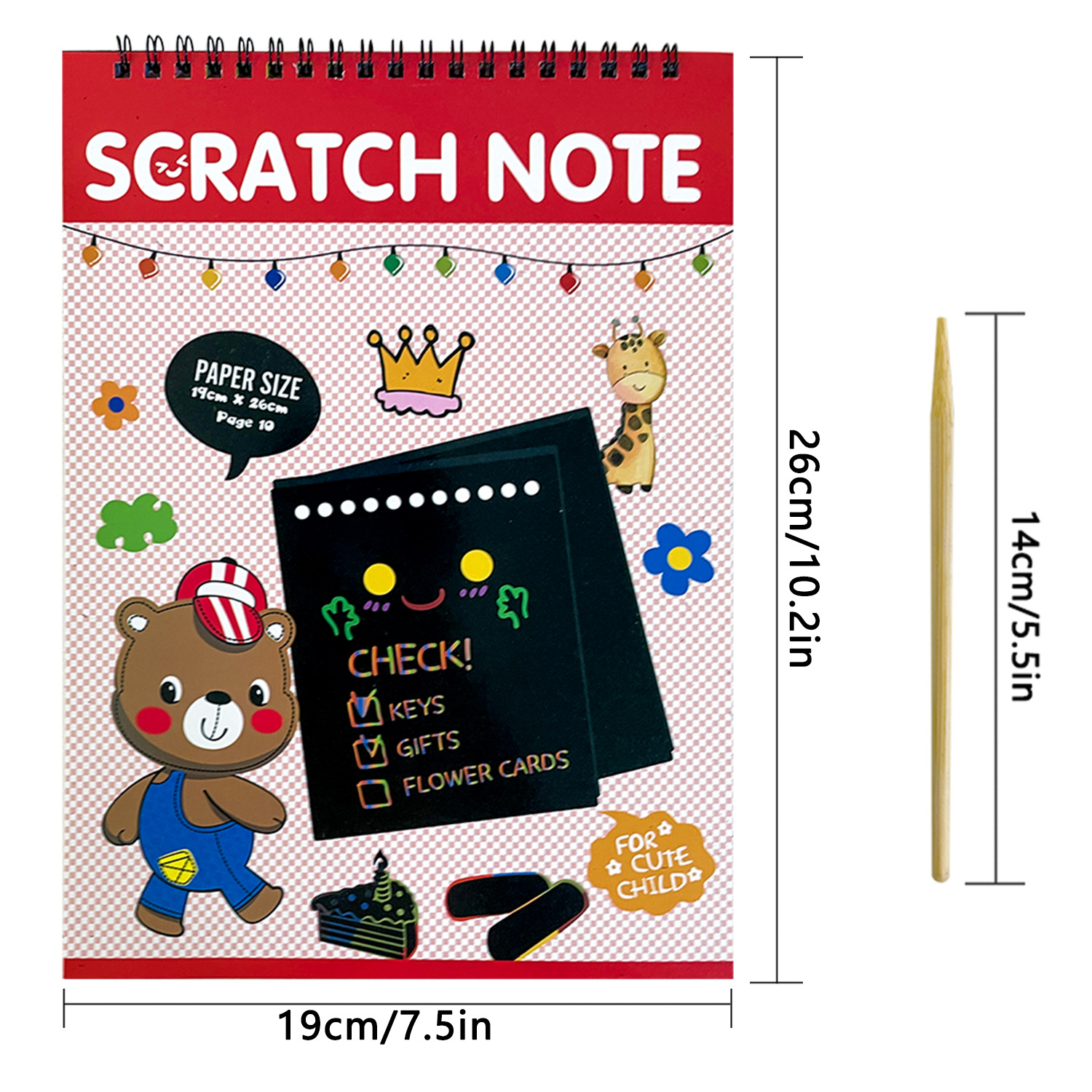 Picture of Children's DIY scratch painting book creative colorful graffiti book kindergarten art supplies wholesale student stationery Painting Book