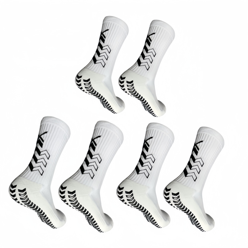 Dispensing mid-calf football socks men's adult youth breathable non-slip socks thickened towel bottom sports socks wholesale