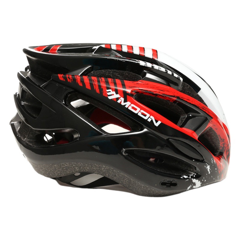 Moon Deodorant Breathable Bicycle Helmet Integrated Goggles Widened and Enlarged Mountain Road Bike Cycling Helmet