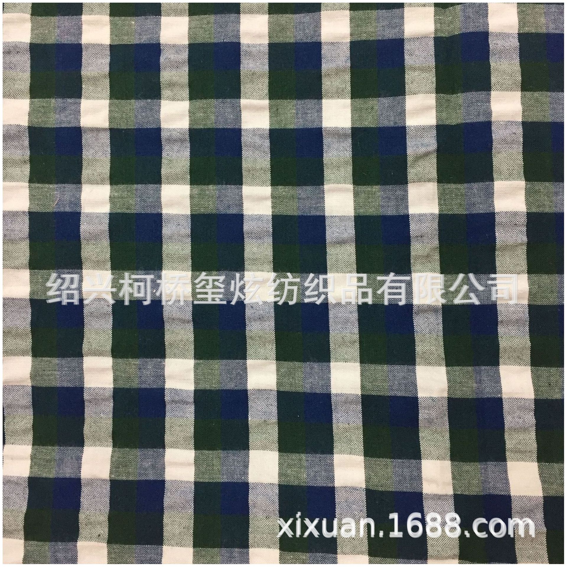 Picture of Cotton bubble plaid fabric women's clothing dress shirt fabric bubble stripe bubble Plaid in stock supply