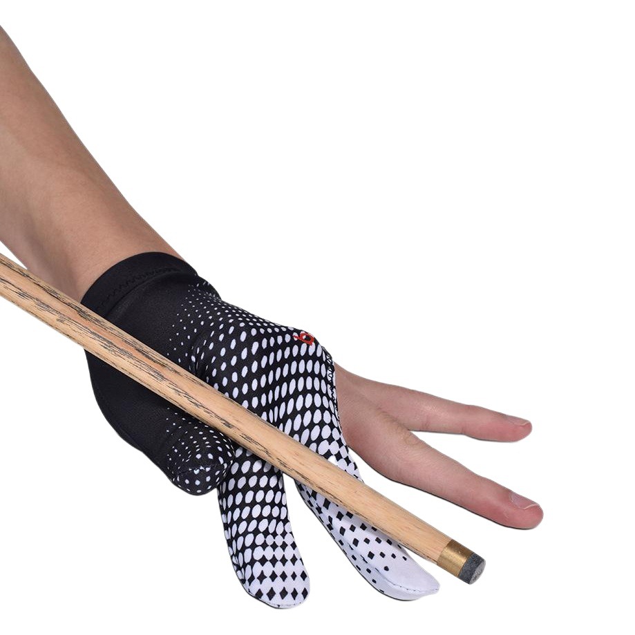 Manufacturer's New Cross-Border Billiards Gloves Indoor Fingerless High Elasticity Non-Slip Personalized Gradient Color Sports Billiards Finger Guards