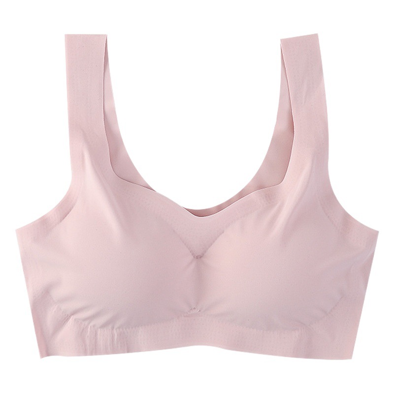 Seamless Breathable Thin Sports Bra for Women, Wireless, Breathable and Lightweight