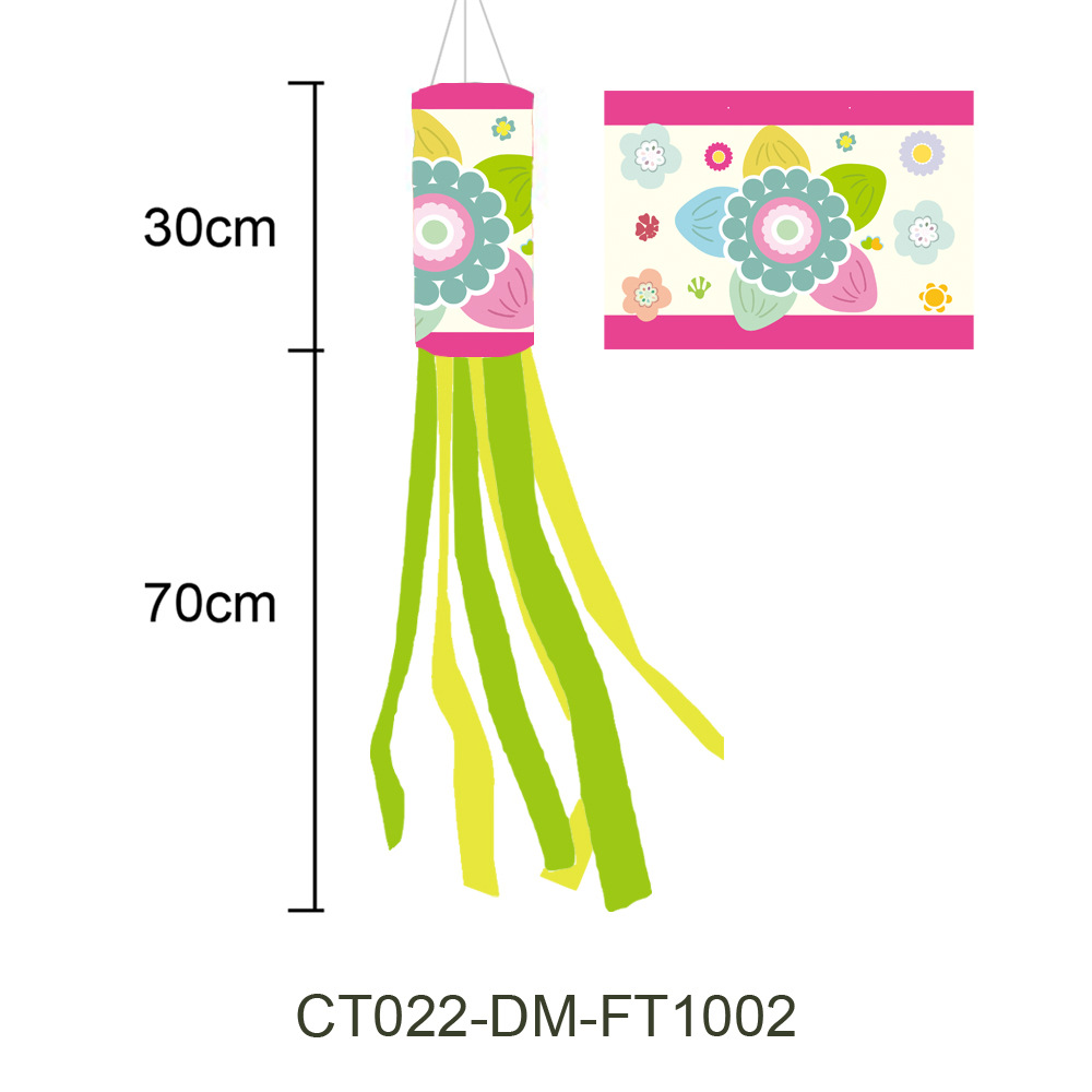 Picture of Carefully Selected Cross-Border Small Fresh Spring Hairdryer Flag Outdoor Weather Bag Party Courtyard Decoration Courtyard Weather Bag