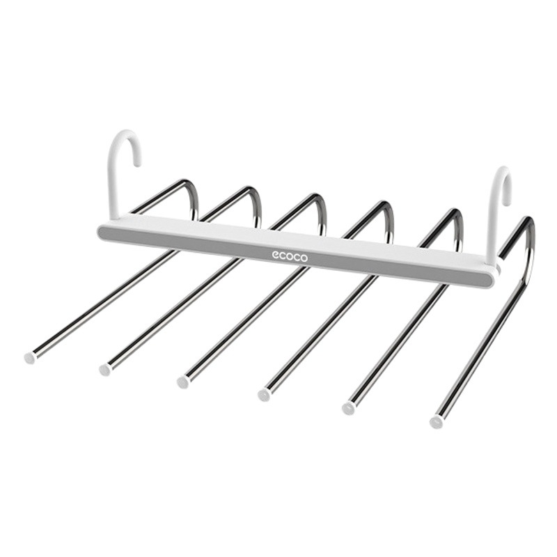 Italian Foldable Pants Rack Telescopic Multi-Layer Pants Hanger Household Magic Pants Clip Wardrobe Storage Pants Hanger