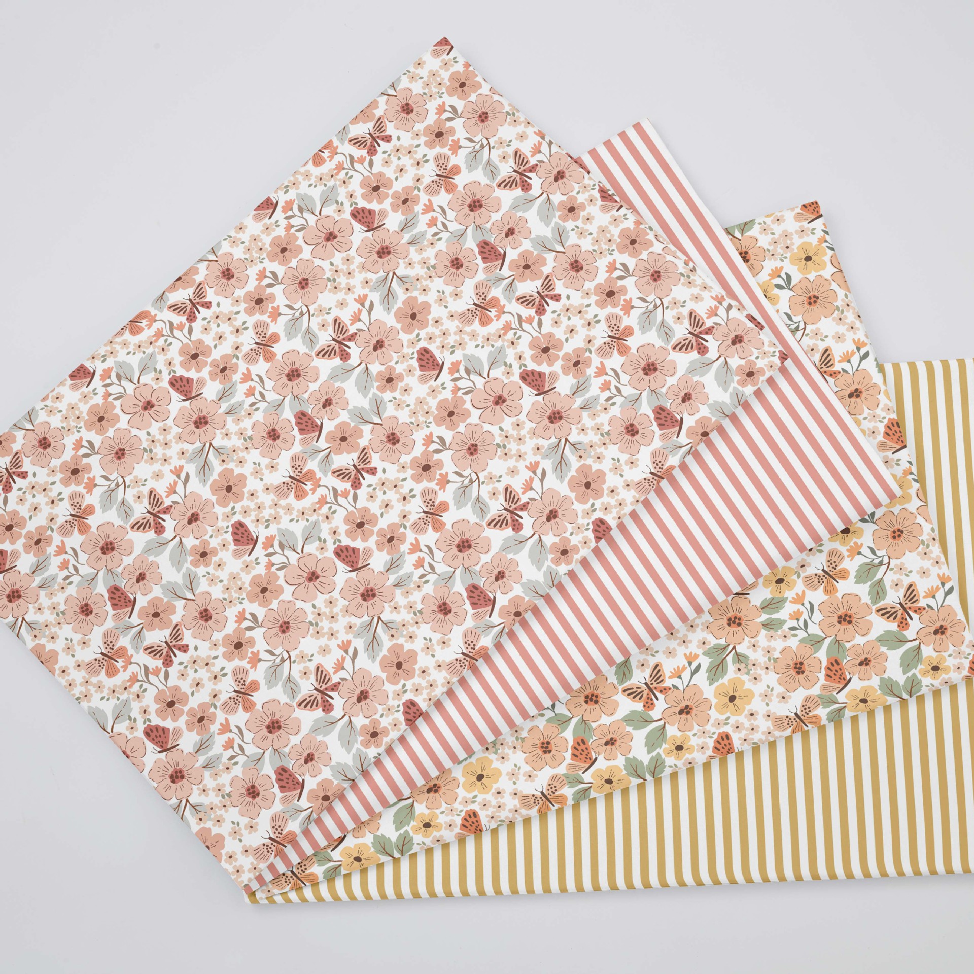 Wholesale Supply of 133*72 Twill Printed Cloth, Small Flower Printed 40-Count Cotton Cloth, 1.6m Widths