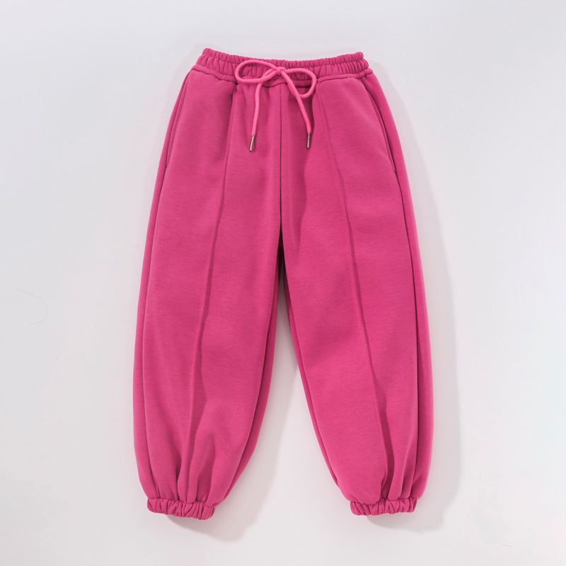 Picture of Little maven thick fleece-lined European and American children's trousers winter warm boys' pants home casual pants