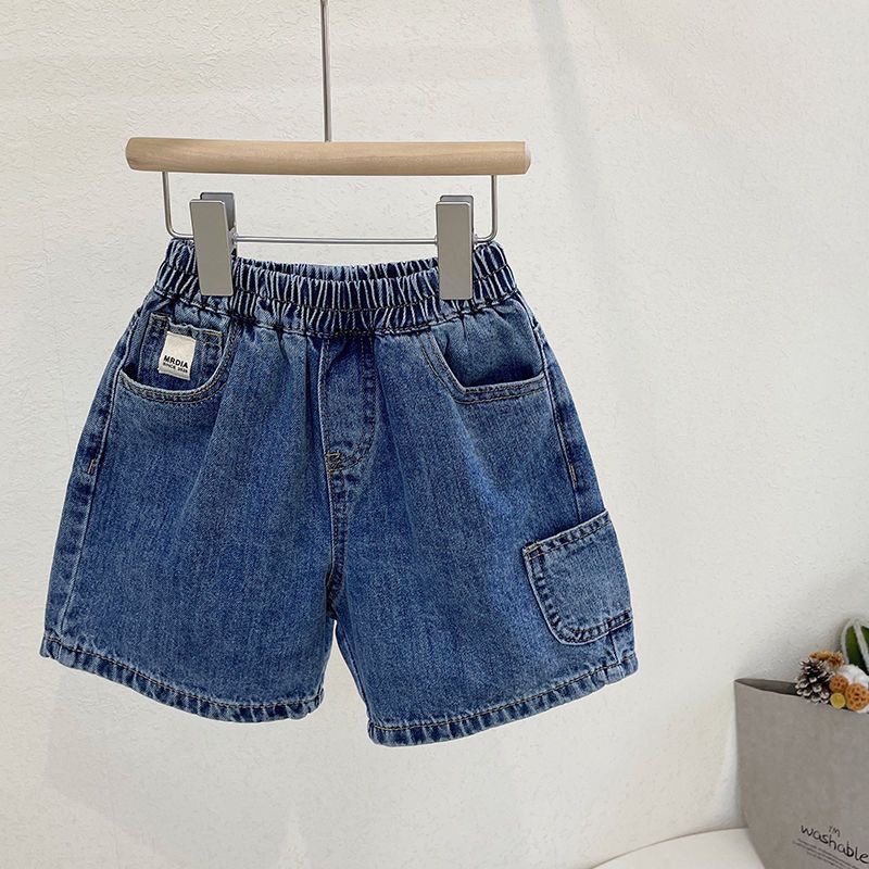 Children's Summer Denim Shorts 2025 New Korean Style Boys' Stylish Comfortable Versatile Trendy Girls' Fashionable Shorts