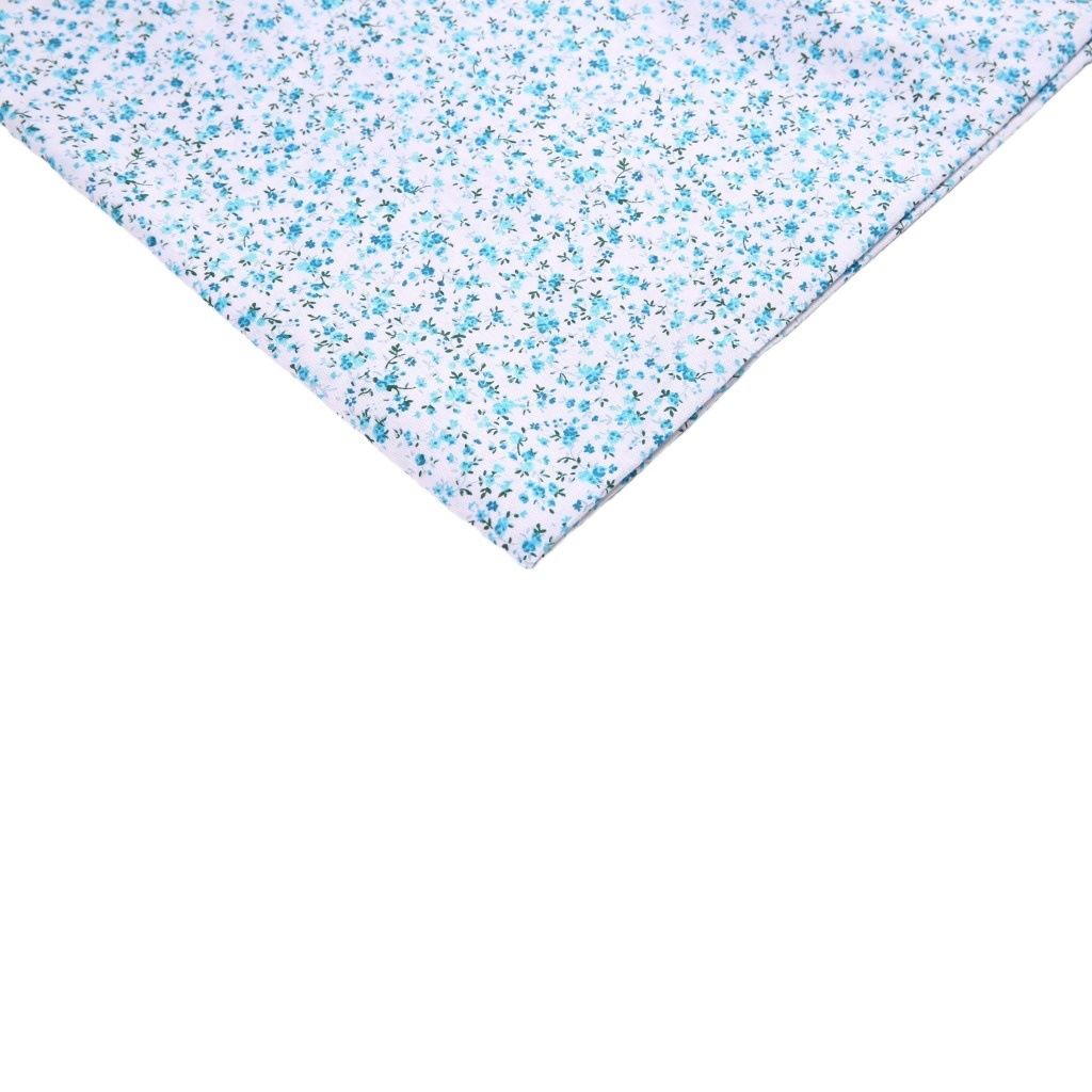 White bottom fine flower all polyester fabric all polyester fabric fashion wholesale supply Origin supply fabric