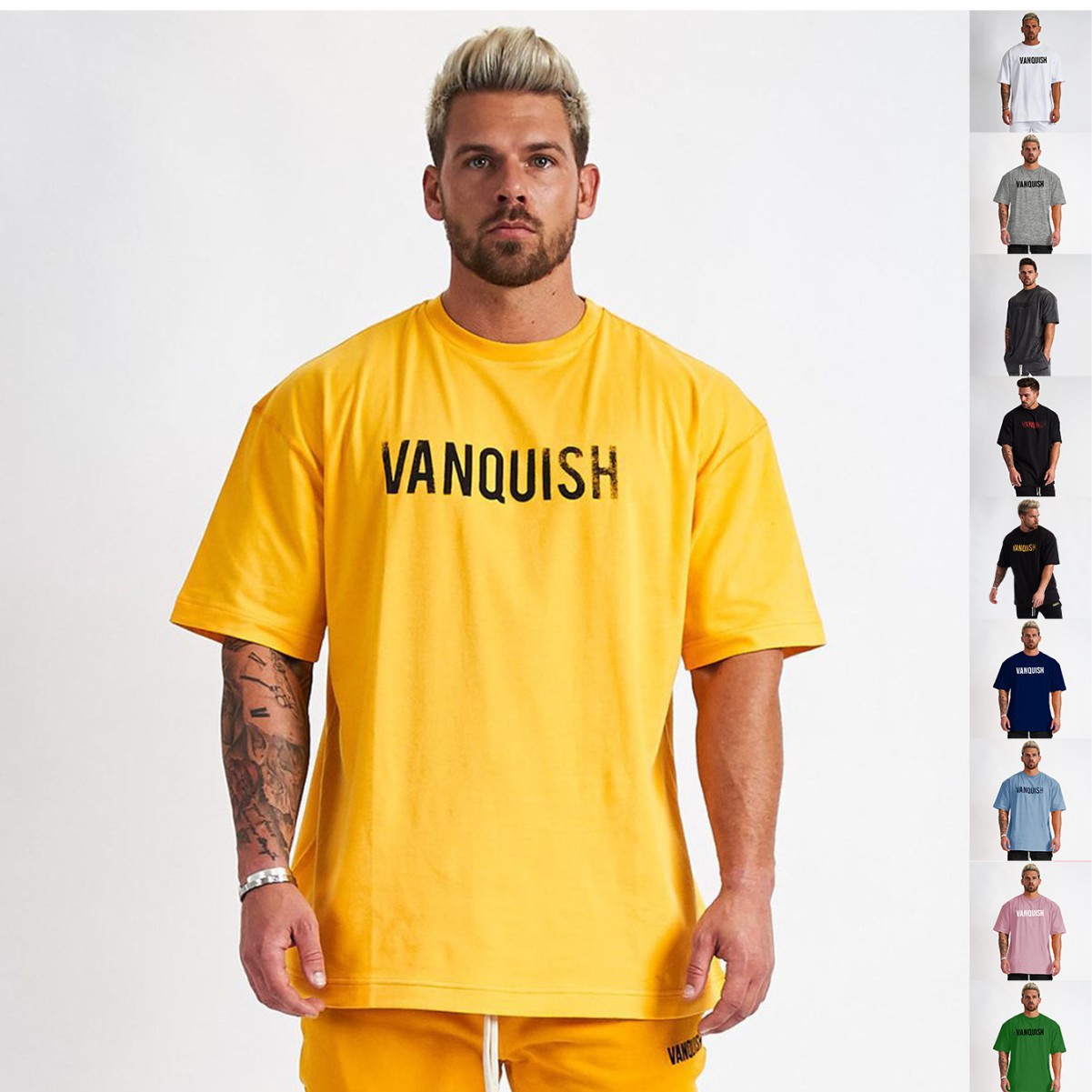 Stylish Short-Sleeve Sports Fitness Plus-Size Men's T-Shirt for Running, Casual Cotton Workout Wear, Available for Drop Shipping in Plus Sizes