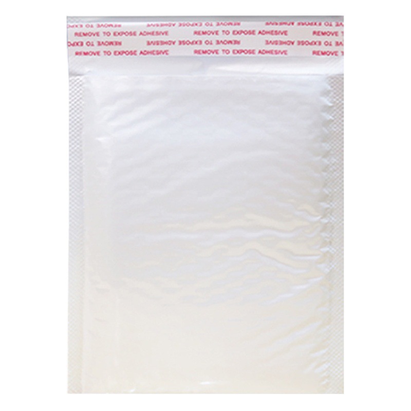 White Pearl film Bubble Bag logistics clothing packaging bubble envelope bag express packaging thickened foam bag wholesale