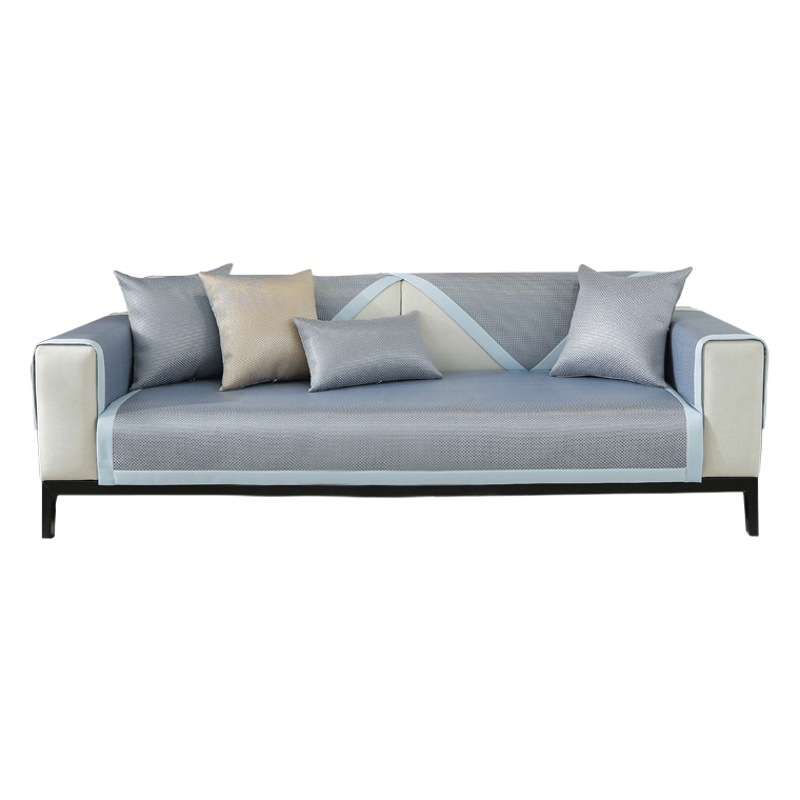 Summer Ice Silk Sofa Cushion Non-Slip Mat Cushion Four Seasons Universal Dirt-Resistant Light Luxury Skin-Friendly Sofa Cover
