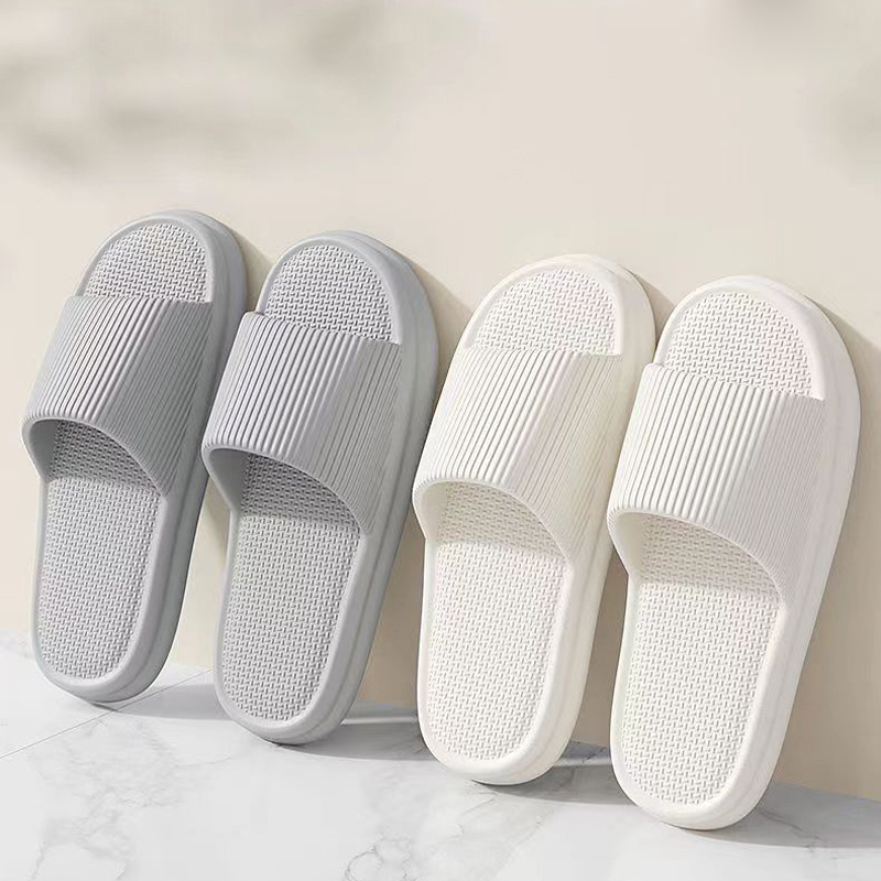 A generation of hair spot tread excrement feeling sandals summer home indoor one-word non-slip bathroom slippers manufacturers wholesale