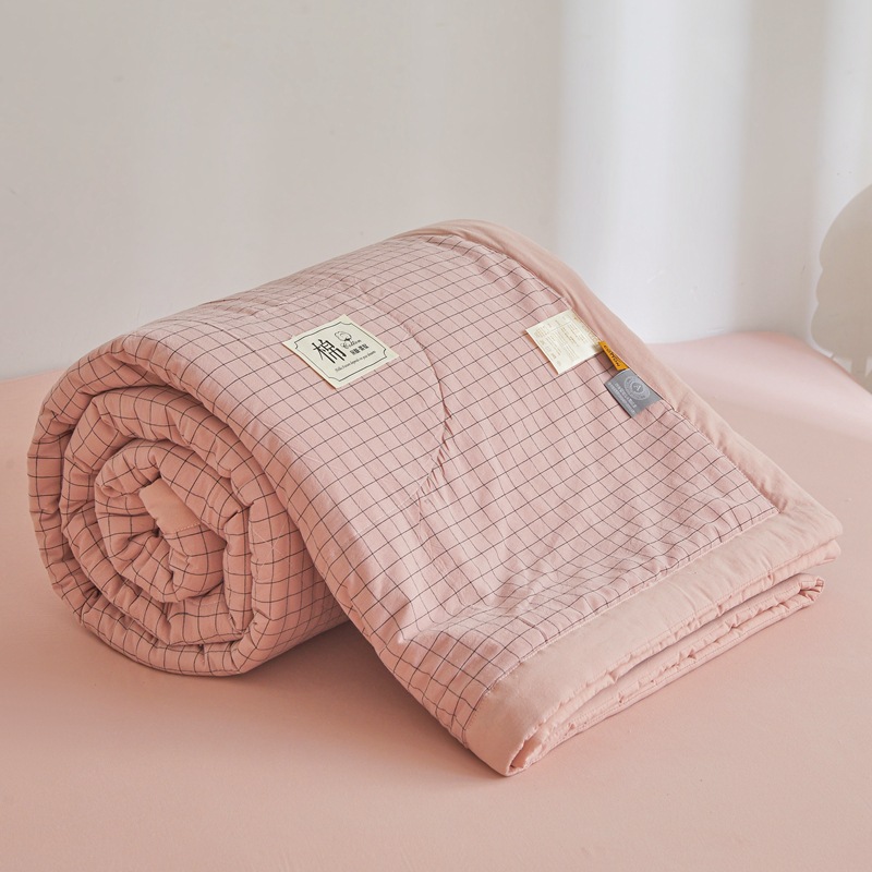 Picture of Class A Maternal and Infant Grade Non-printed Summer Quilt Xinjiang Cotton Air-conditioning Quilt Core Machine Washable Summer Cool Quilt Summer Thin Quilt
