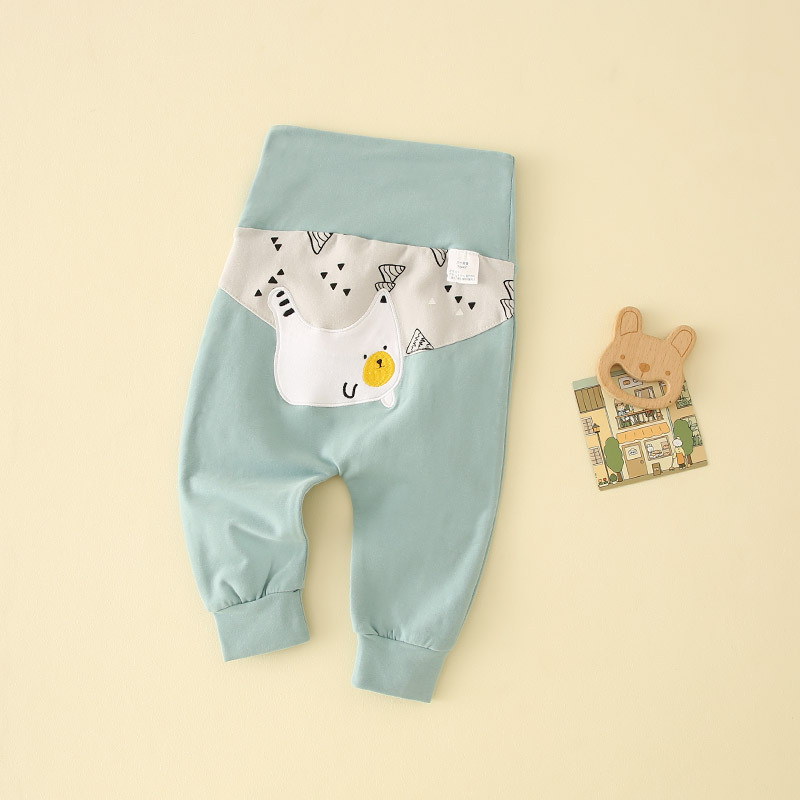 Picture of Children's High-Waisted Pp Pants 2025 Autumn New Korean Style for 0-3 Year Old Boys and Girls, Baby Tummy-Protecting Long Pants, Girls' Pants