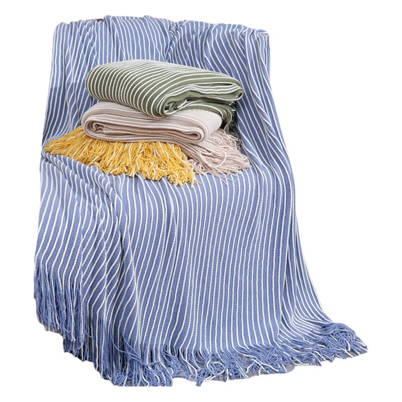 B&B Bedside Towel Apartment Bedside Decoration Sofa Towel Bed Hotel Bed Cover Knitted Bedside Blanket Hotel Bed Flag