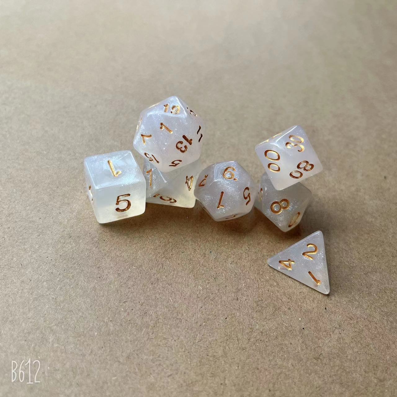 Picture of Multi-sided dice seven-piece Dungeons and Dragons table game dice DND sieve TRPG running group Amazon quick sale