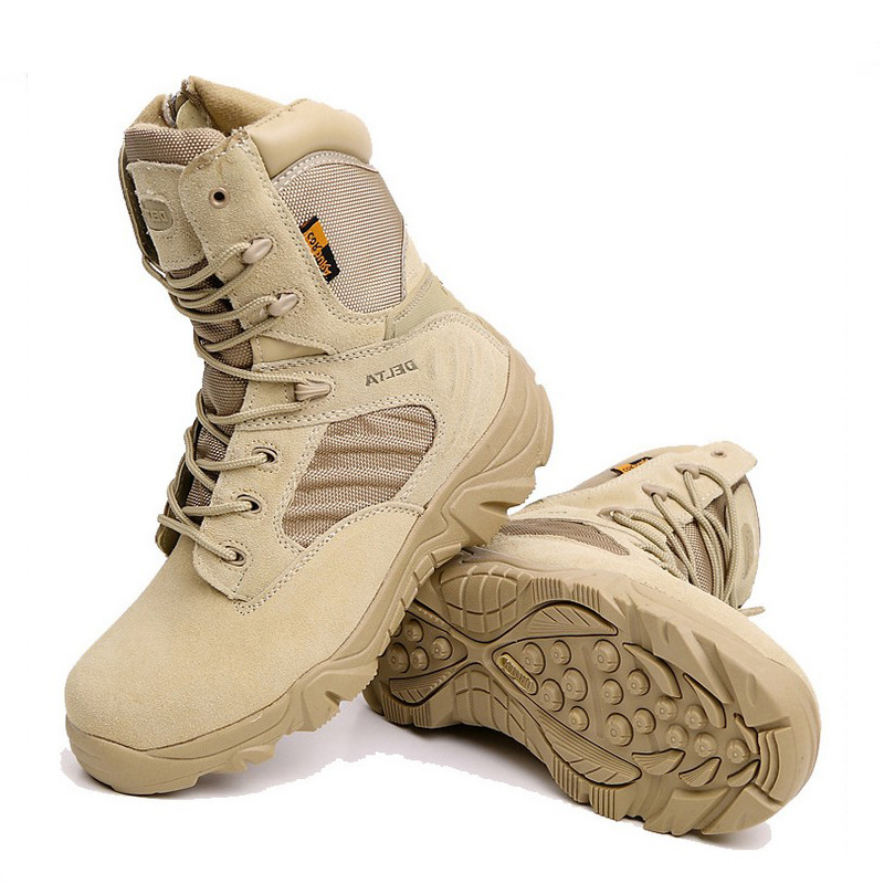 Picture of Cross-border supply of new high-top military boots men's combat boots waterproof Delta desert boots hiking boots spot
