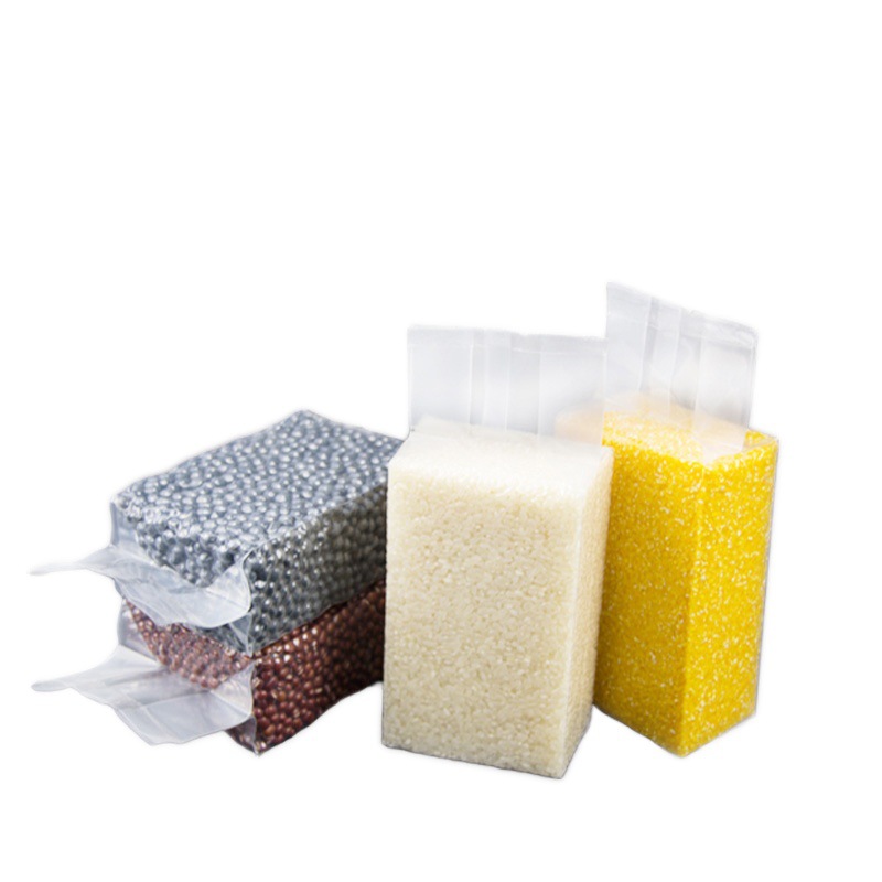 Factory spot rice brick vacuum bag rice bag food packaging plastic bag grain vacuum bag printing