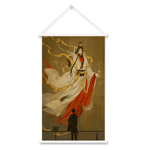 Picture of Shenzhen factory God blessing hanging painting wholesale comic exhibition peripheral scroll painting spray painting secondary yuan Anime Poster