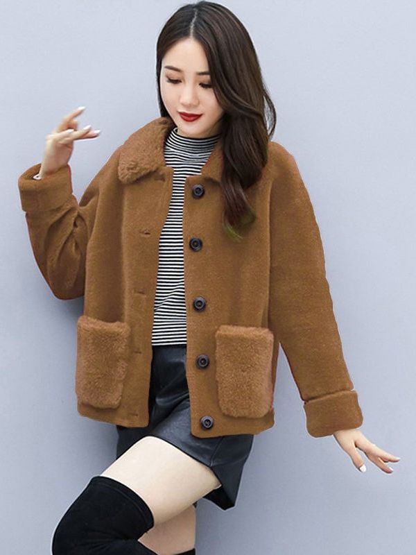 Picture of Short coat for women loose thickened 2023 autumn and winter New Korean style thick all-match fashionable top