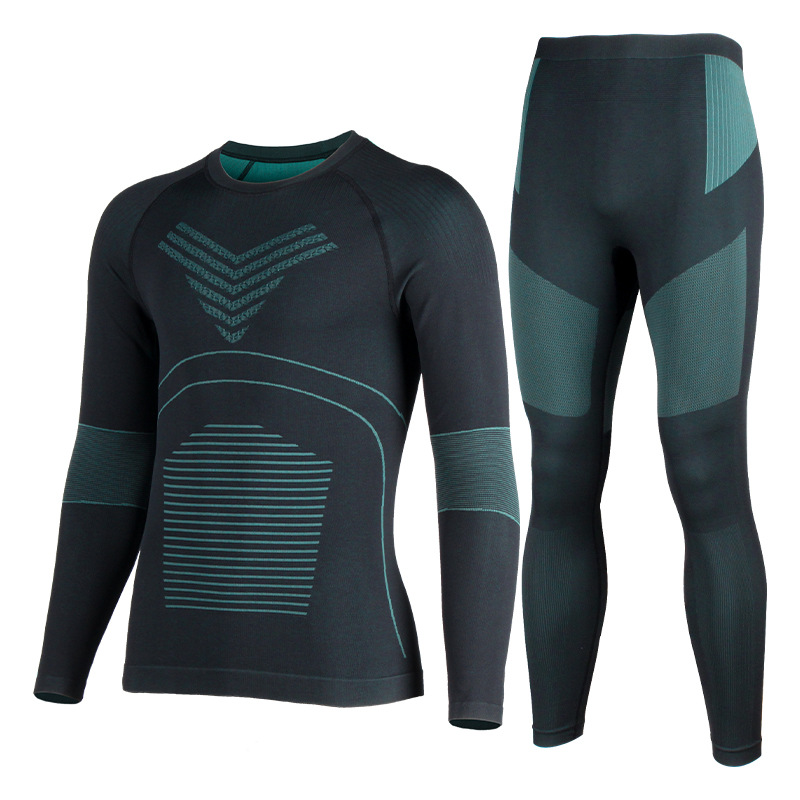 Picture of New Winter Ski Intimates, Quick-Drying and Warm, Outdoor Sports Ski Equipment, Sweat-Wicking, Breathable, Functional Intimates Set