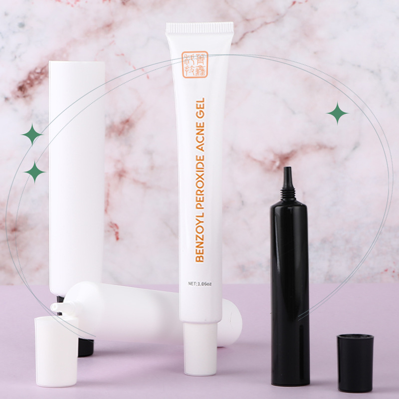 Guangzhou manufacturer cosmetic hose packaging material 20g10g pointed tip spray light sensing hose PE sub-bottle