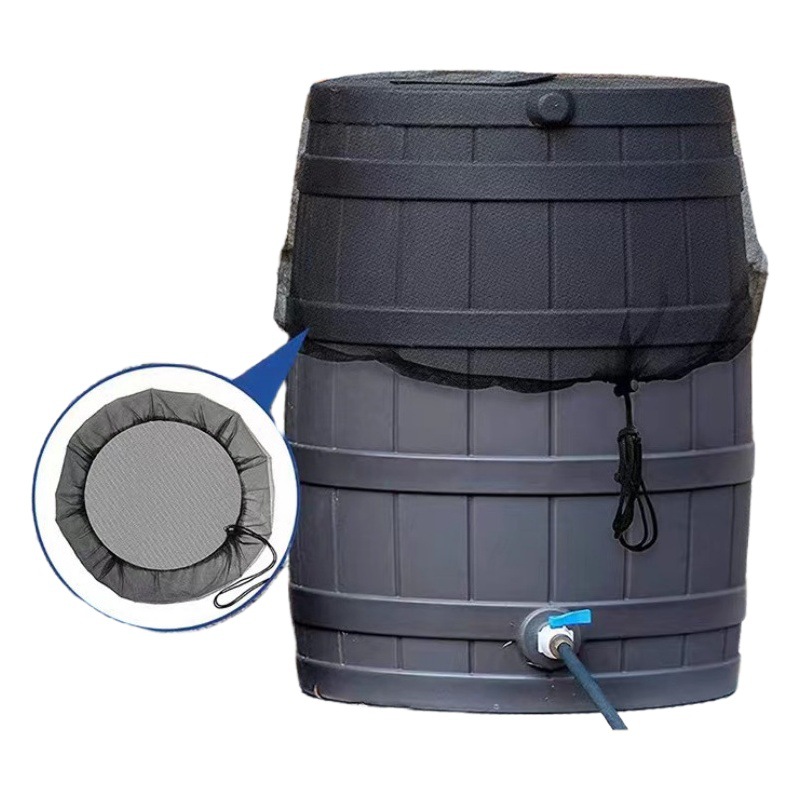 Cross-border hot sale anti-leaf bucket cover outdoor rain bucket protective cover rain bucket leaf filter water tank anti-insect net