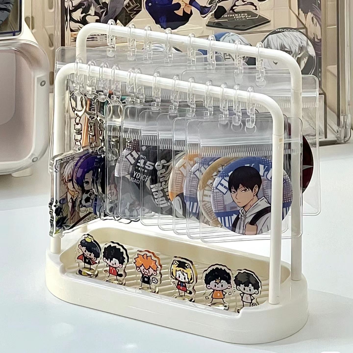 Picture of High-Value Grain Storage Rack Ins-Style Mini Bar Display Stand Desktop Simple Jewelry Wholesale