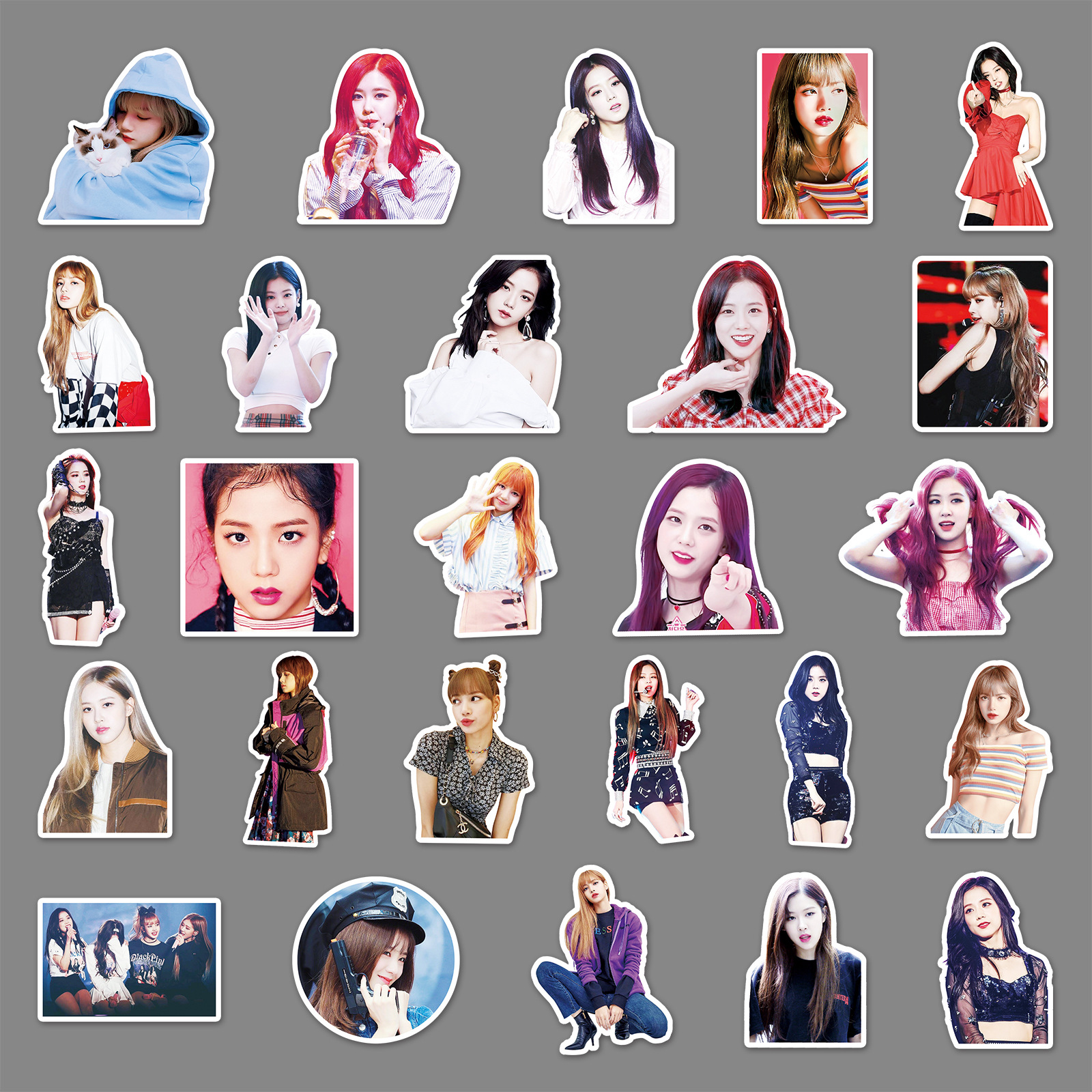 Picture of 52 blackpink Girl Group Members Star Peripheral Luggage Scooter Laptop Car Stickers