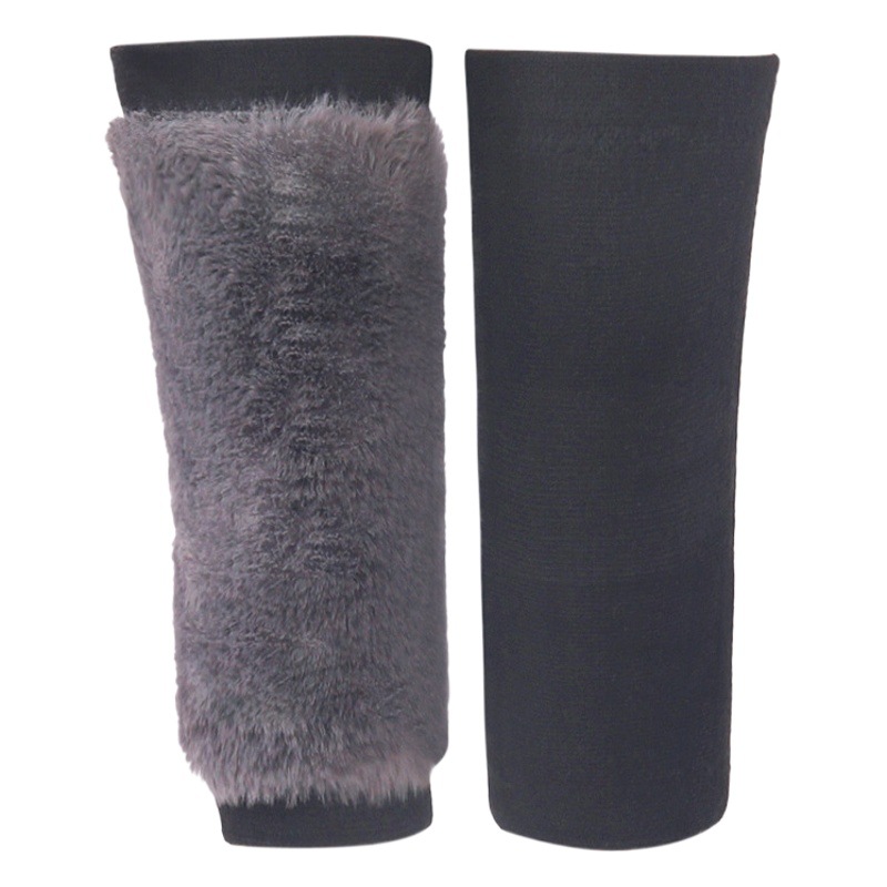 Thickened Winter Rabbit Fur Warm Knee Pads for Sports, Anti-Cold, for Old Cold Legs, Fleece-Lined Heat-Retaining Leg Warmers