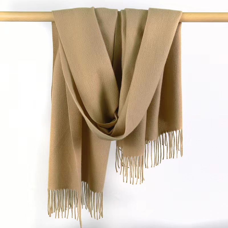 Picture of Imitation Cashmere Scarf for Women in Autumn and Winter, Warm Outer Wear, Japanese and Korean Sweet Gift, Fashionable Shawl, Factory Direct Sales, Cashmere Texture