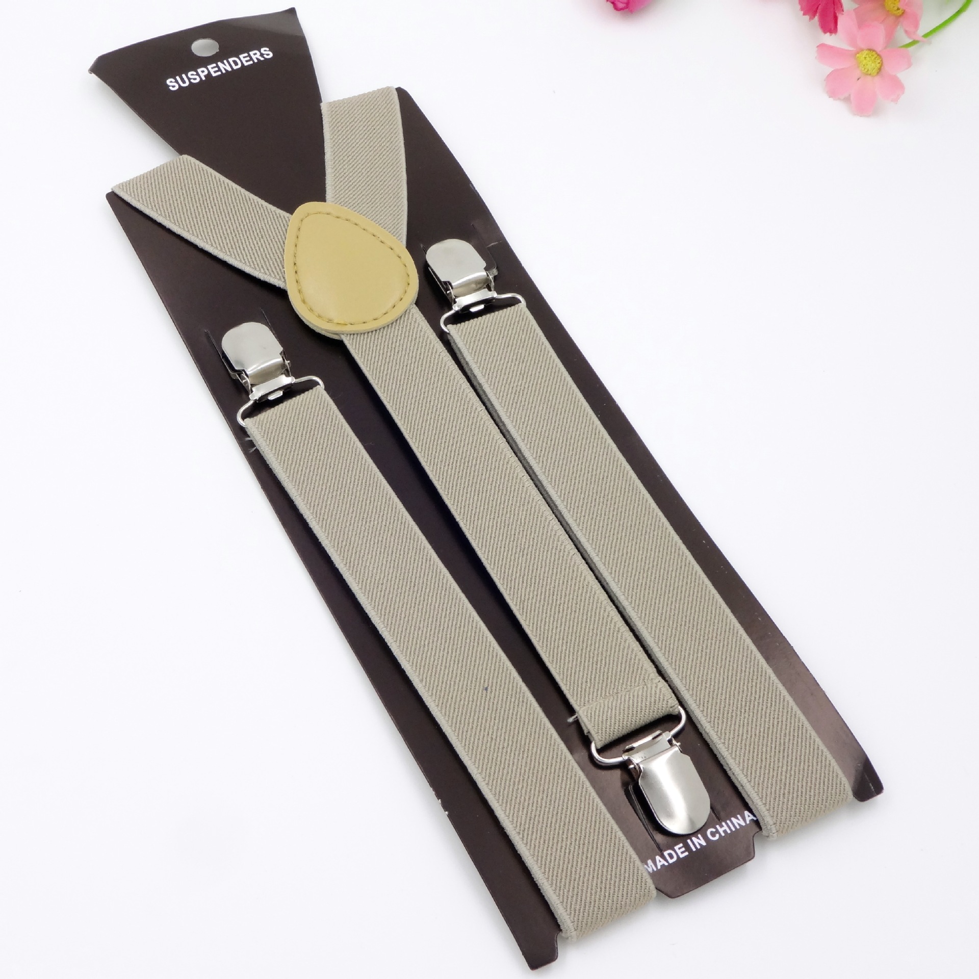 Picture of Factory wholesale candy color strap unisex adult sling multi-color optional 3 clips 2.5cm