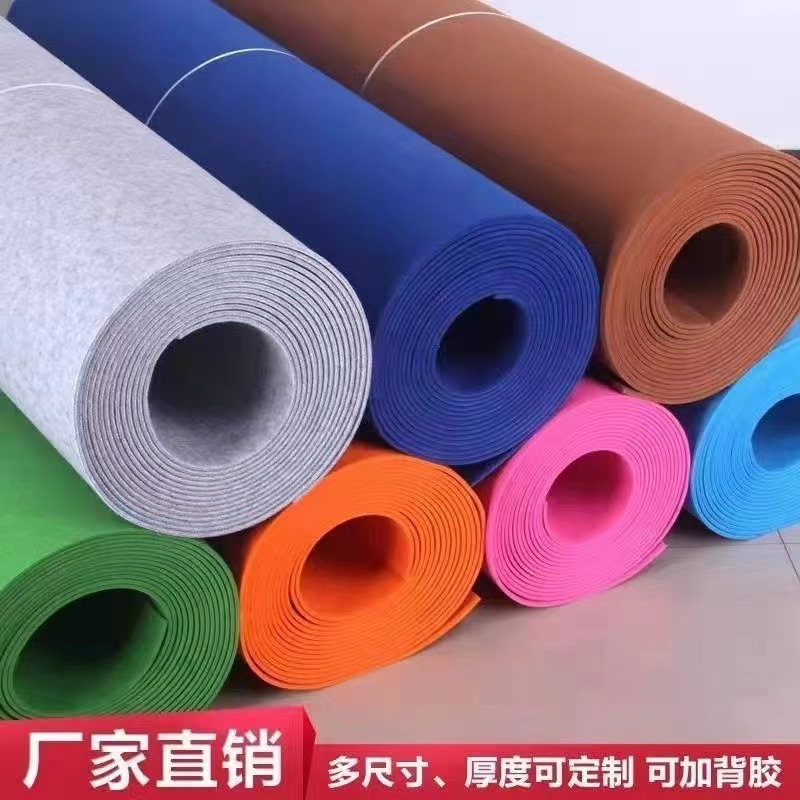 Picture of Adhesive-backed felt cloth industrial oil-absorbing felt gasket non-woven gray felt non-woven breathable filter felt manufacturers