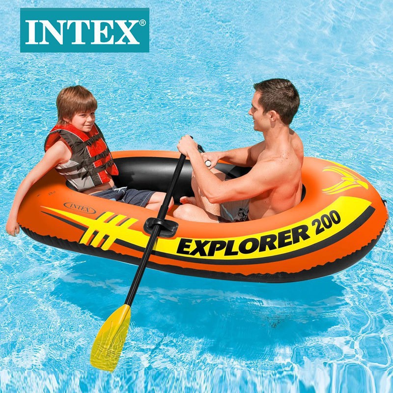 INTEX58331 Explorer Two-person Boat Group Kayak Rubber Boat Fishing Boat Outdoor Play Boat Fishing Boat
