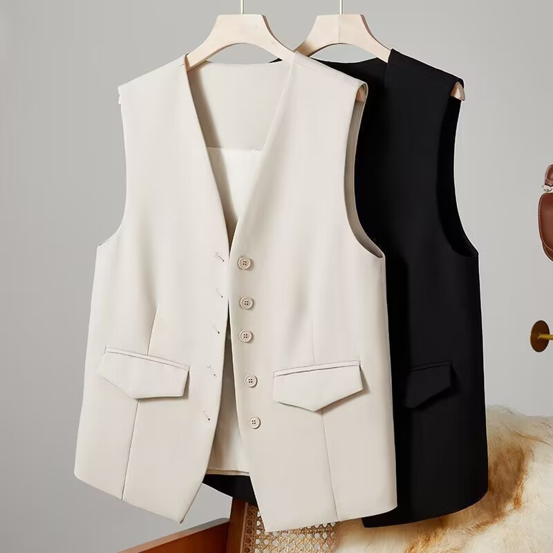 Cross-border Suit Vest Women's New Korean-style Fashion Trend Wareback Little Women's Vest Jacket Suit Jacket