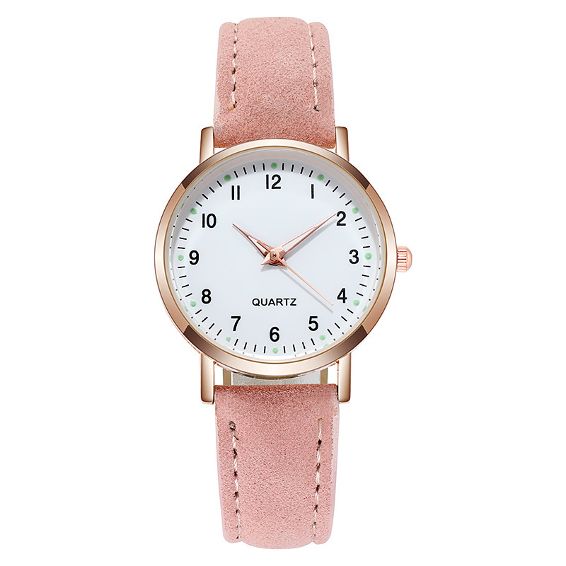 Picture of New Simple Digital Luminous Watch for Men and Women Students Small Fresh Frosted Leather Casual Watch Women's Quartz Watch