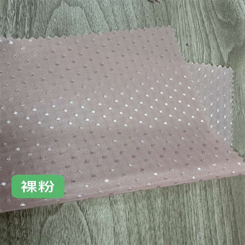 Picture of Polka Dot Jacquard Fabric Twisted White Soft Jacquard Fabric Lolita Princess Dress Fabric Colorful Chiffon Jacquard Fabric