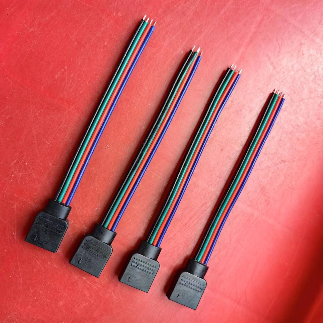 Picture of 4p lamp with row pin 2.54 round pin LED colorful RGB controller male and female pin light with pin