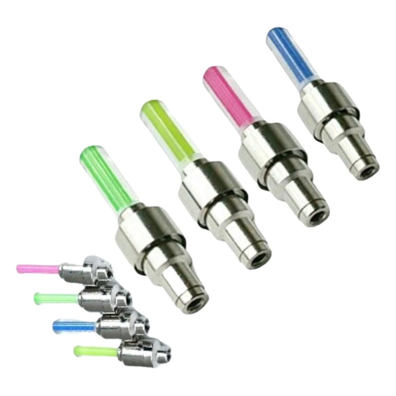 Air nozzle light stick type hot wheel valve light air nozzle light bicycle dead fly accessories mountain bike equipment Licheng