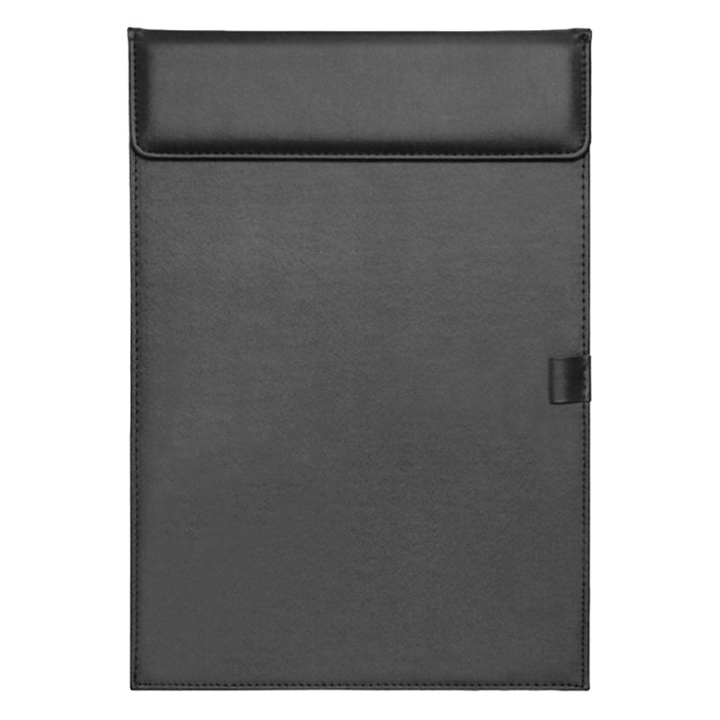 Factory wholesale leather A4 folder desktop writing office meeting pad business practical wallet corporate logo