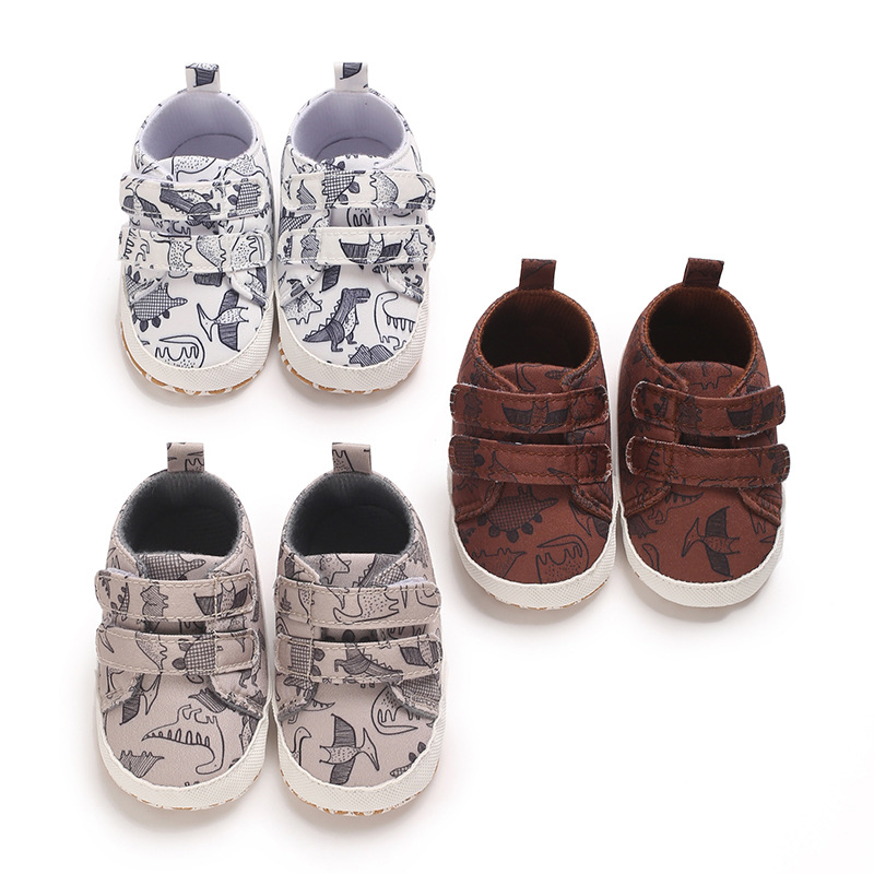 Spring and Autumn Four Seasons 0-12 Months Baby Shoes Soft Bottom Velcro Cartoon Baby Shoes Sports Toddler Shoes