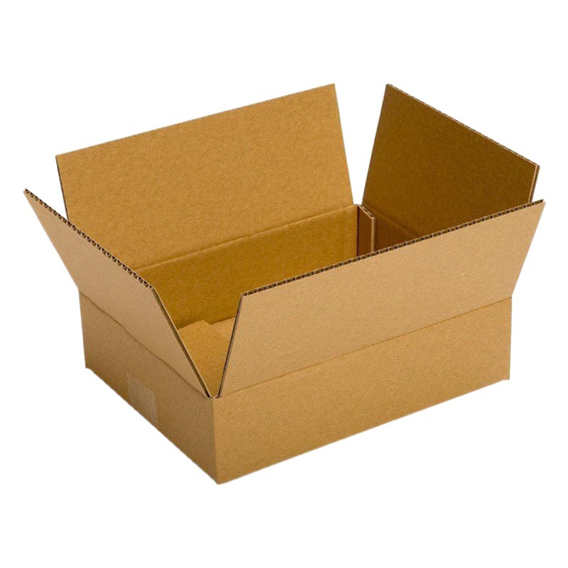 Fushan Paper Express Half Height Carton Wholesale Packaging Box Packaging Delivery Flat Box Express Cabinet Delivery Ready in Stock